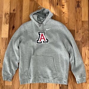 U Arizona Nike Grey Hoodie XL